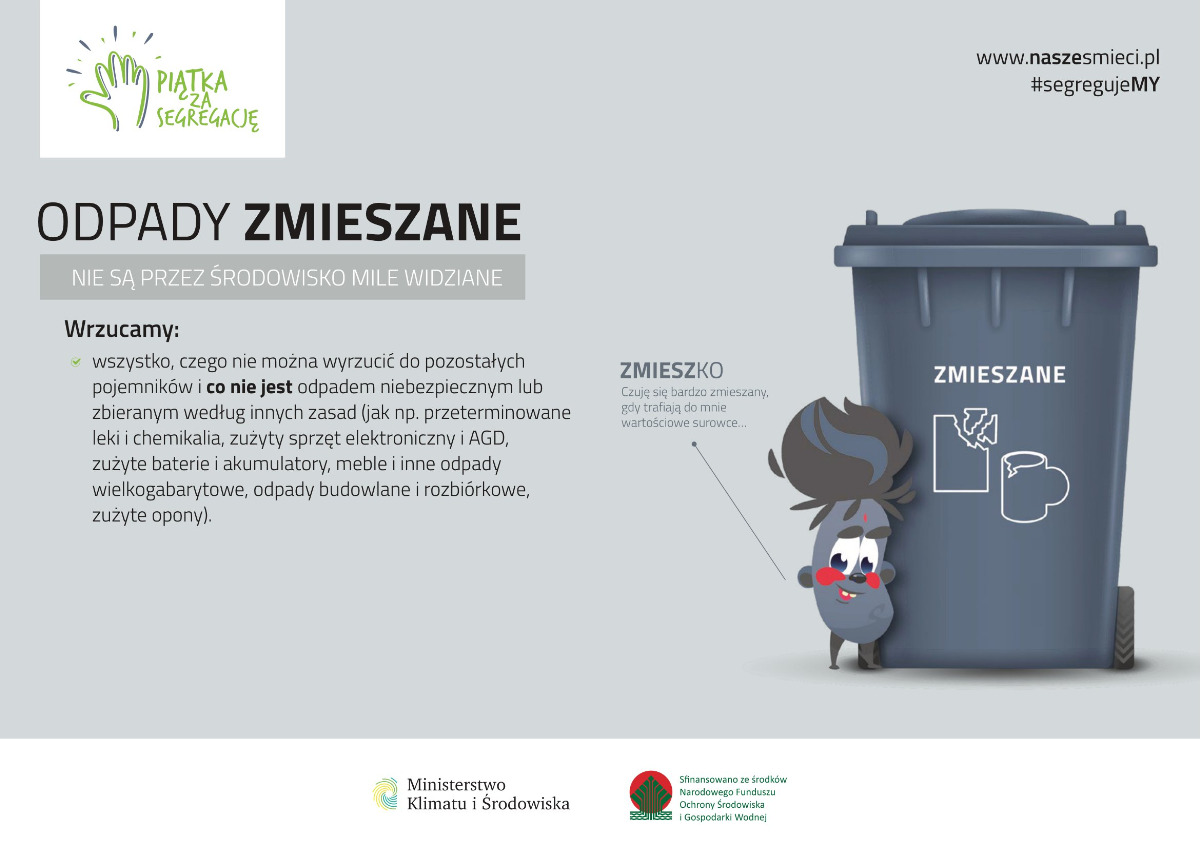 Jednolity System Segregacji Odpadów (JSSO)* Przewodnik dla gmin ulotka informacyjna