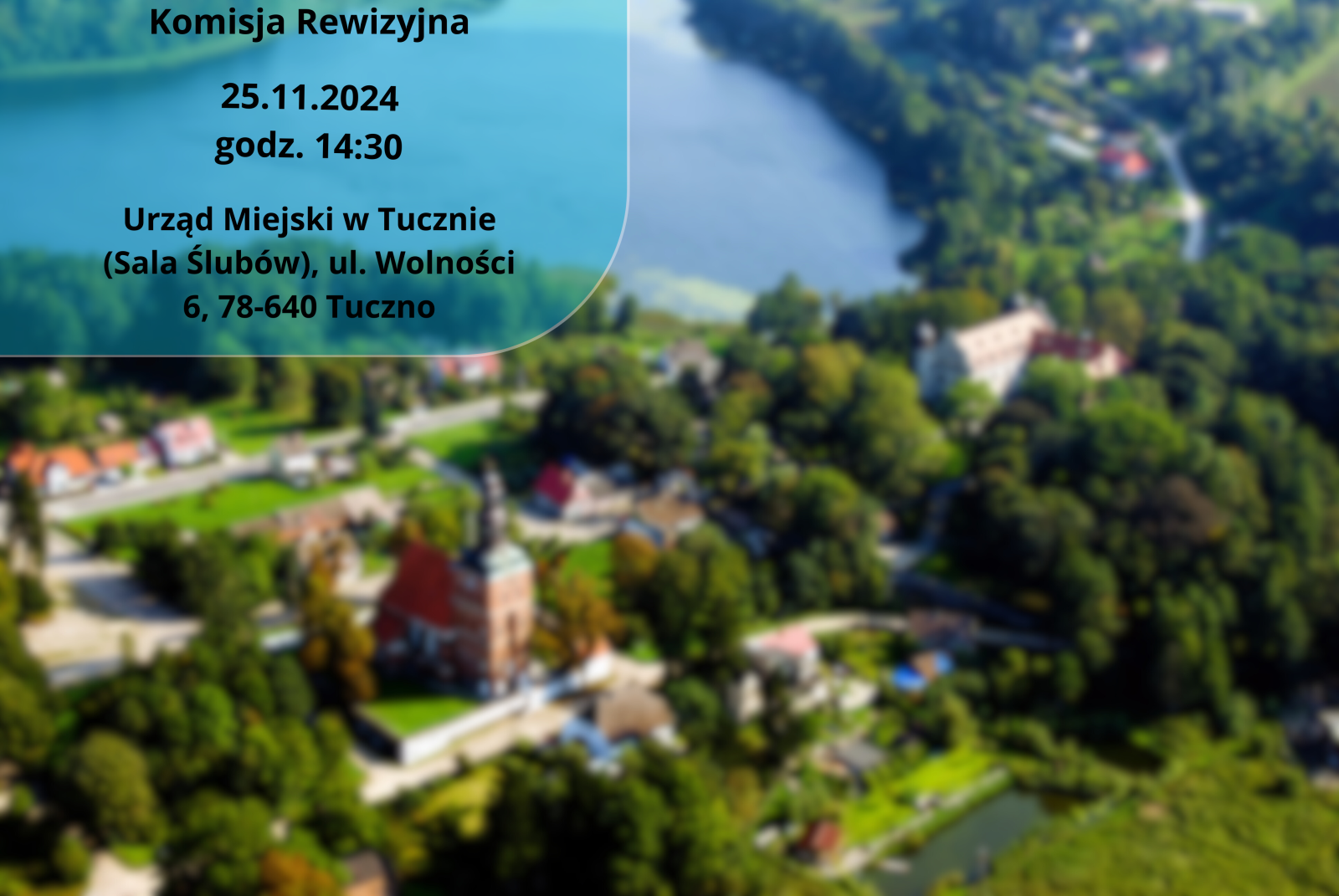 Zdjęcie: Zawiadomienie o posiedzeniu Komisji Rewizyjnej w dniu 25 listopada 2024 r.