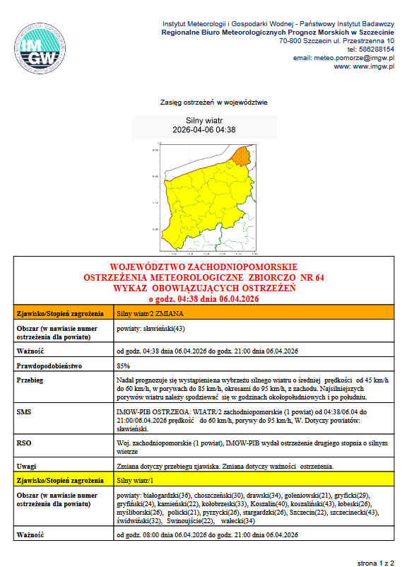 Zdjęcie: Uwaga silny wiatr