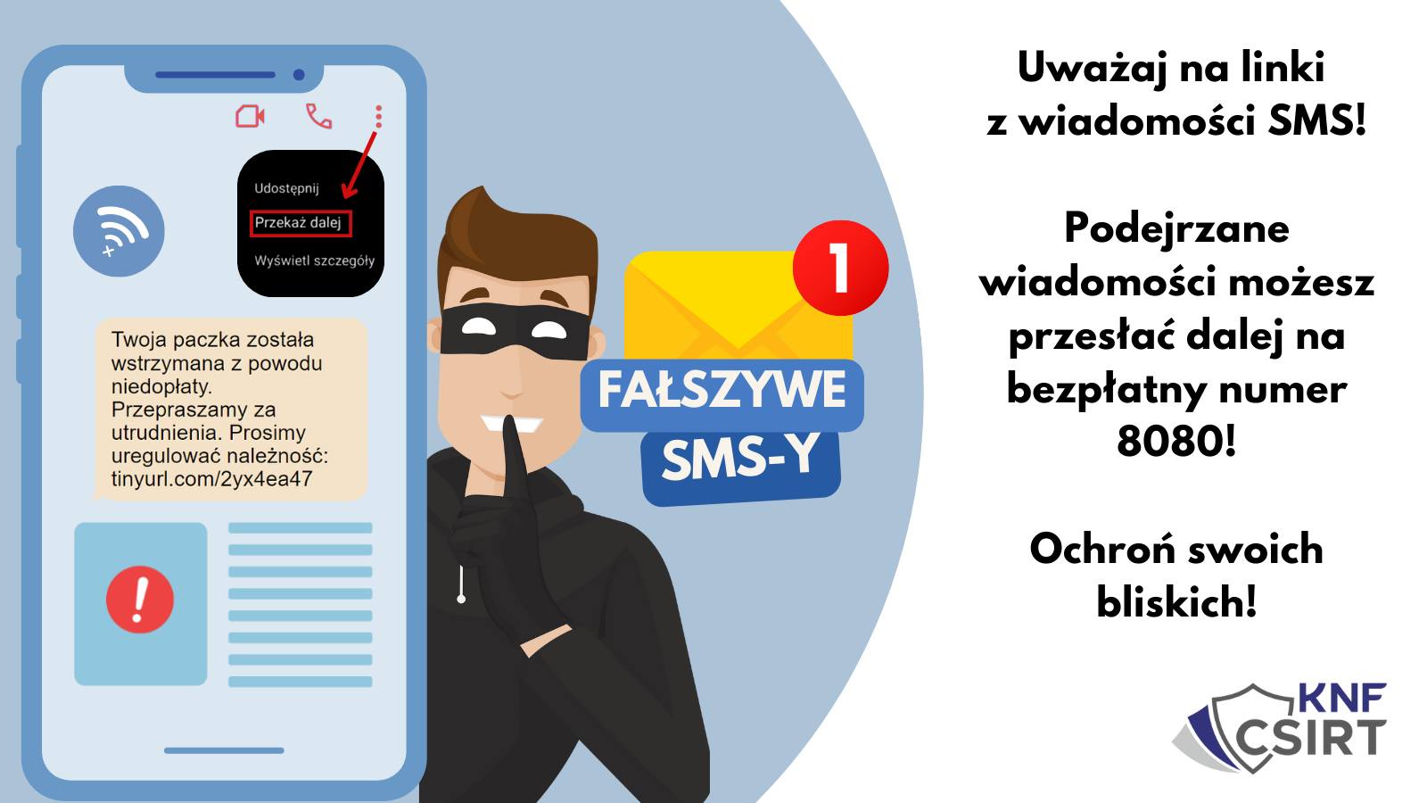 Zdjęcie: Uważajcie na fałszywe SMS-y!