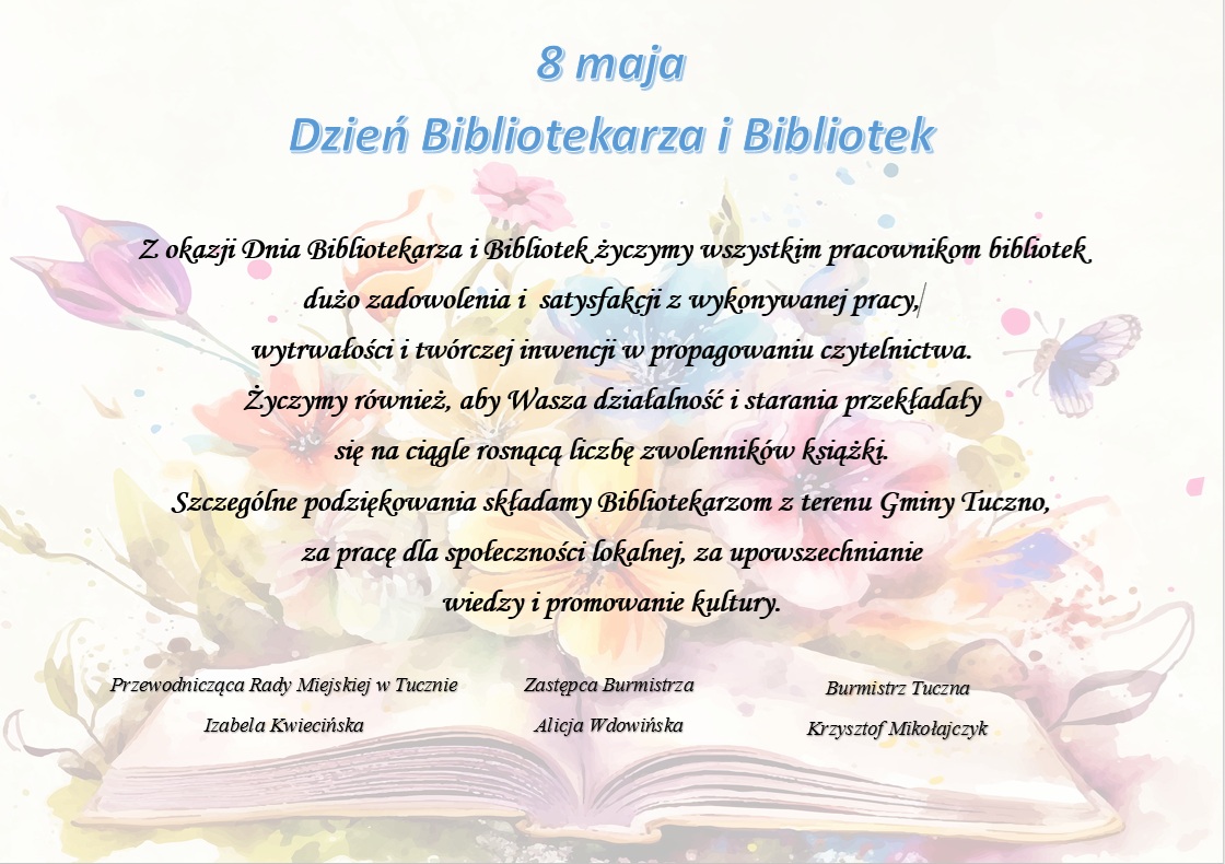 Zdjęcie: 8 maja Ogólnopolski Dzień Bibliotekarza i Bibliotek