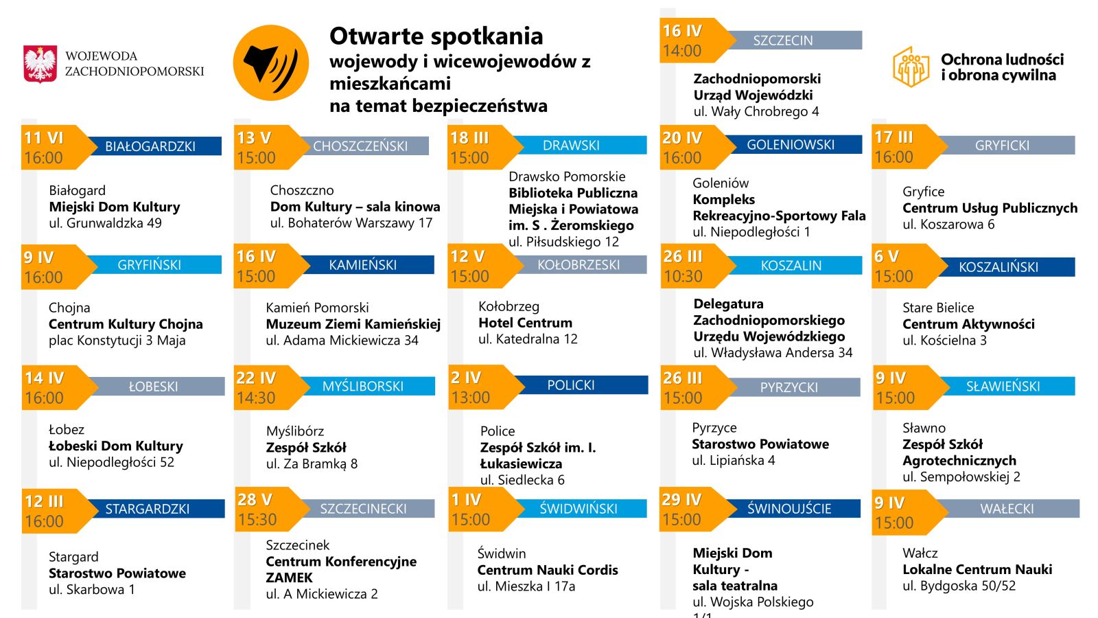 Zapraszamy mieszkańc&oacute;w powiatu wałeckiego na spotkanie otwarte z wicewojewodą Dawidem Krystkiem na temat bezpieczeństwa w dniu 9 kwietnia 2026 r. o godz. 15:00 w Lokalnym Centrum Nauki &bdquo;Metalowe Inspiracje&rdquo; w Wałczu, ul. Bydgoska 50-52