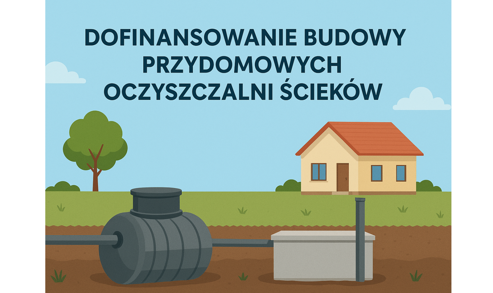 Zdjęcie: Dofinansowanie budowy przydomowych oczyszczalni ścieków