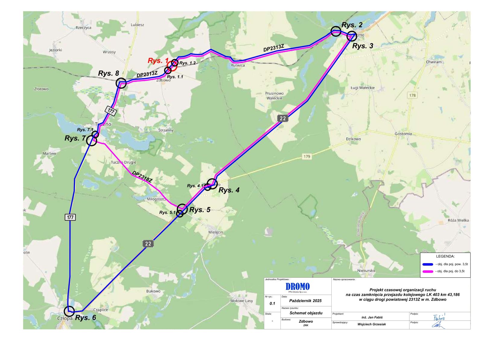 Informacja o czasowym zamknięciu przejazdów kolejowych
