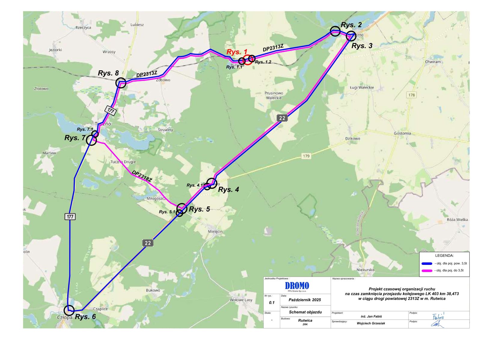 Zdjęcie: Informacja o czasowym zamknięciu przejazdów kolejowych
